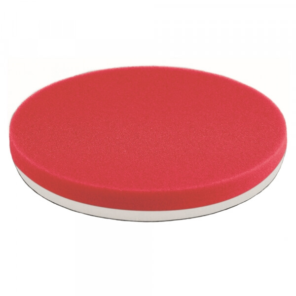 Мягкий поролоновый полировальный диск FLEX 200 мм красный
