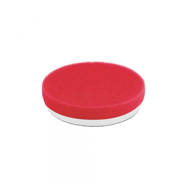 Мягкий поролоновый полировальный диск FLEX 80 мм красный