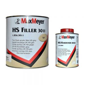 Грунт-наполнитель MaxMeyer HS FILLER 3011 (2,5 л) + отвердитель MS HARDENER 8000 (0,5 л)