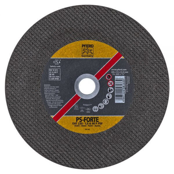 Отрезной диск по стали PFERD PS-FORTE EHT P 230 x 1,9 мм, P46