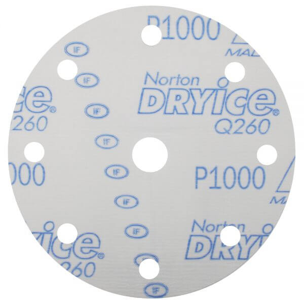 Шлифовальные круги NORTON Q260 DRY ICE 150 мм, 8+1 отв.