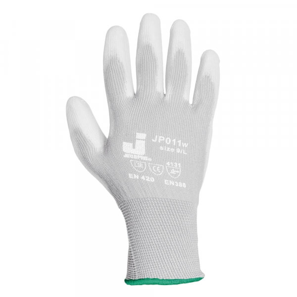 Защитные перчатки JETA SAFETY JP011w (белые, серые)