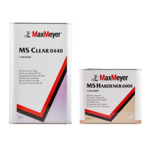 Комплект лака MaxMeyer MS Clear 0440 (5 л) + MS Hardener 6000 (2,5 л)