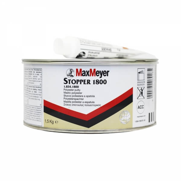 Шпатлевка легкая MaxMeyer STOPPER 1800 (1,5 кг) + отвердитель