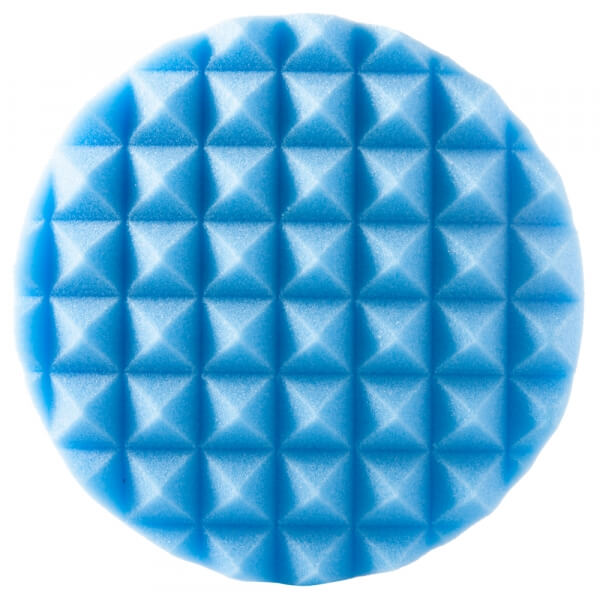 Полировальный диск средней жесткости HANKO 150 мм голубой пирамидальный