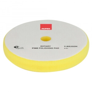 Мягкий поролоновый полировальный диск RUPES ROTARY FINE 200 мм желтый