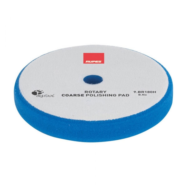 Жесткий полировальный диск RUPES ROTARY COARSE 180 мм голубой цвет