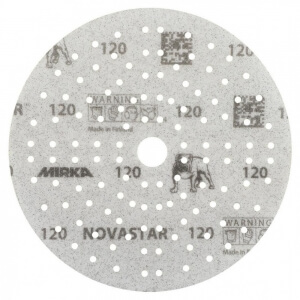 Шлифовальные круги MIRKA NOVASTAR 150 мм, 121 отверстий